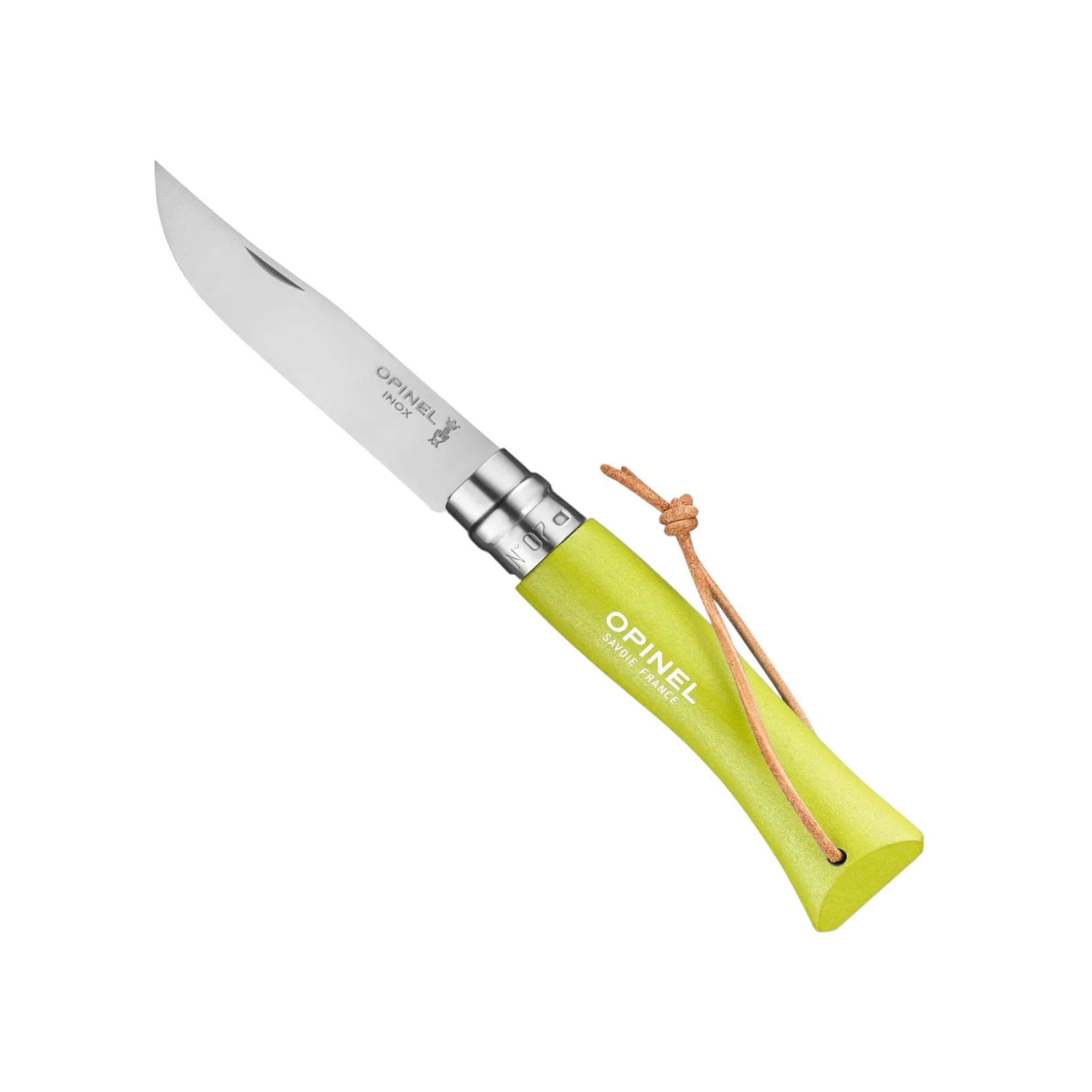 Opinel No. 07 Colorama Stainless Steel Folding Knife With Lanyard - Image 4