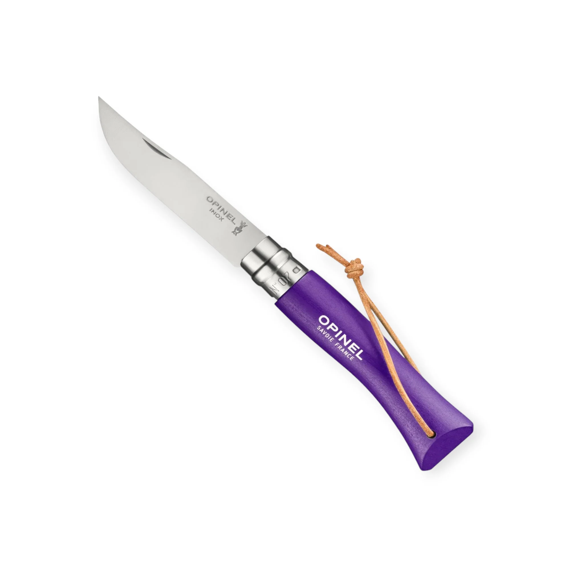 Opinel No. 07 Colorama Stainless Steel Folding Knife With Lanyard - Image 5