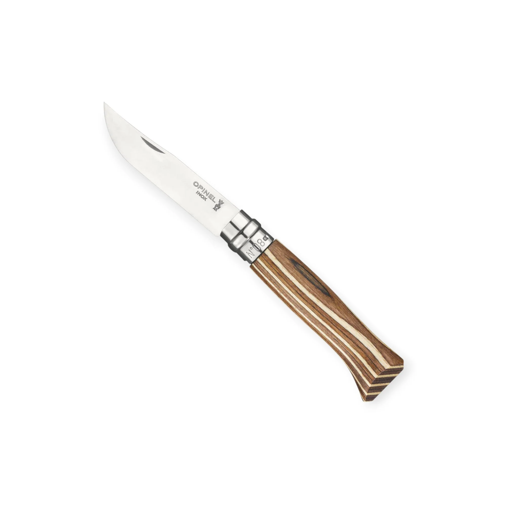 Opinel No.08 Laminated Birch Folding Knife - Image 3