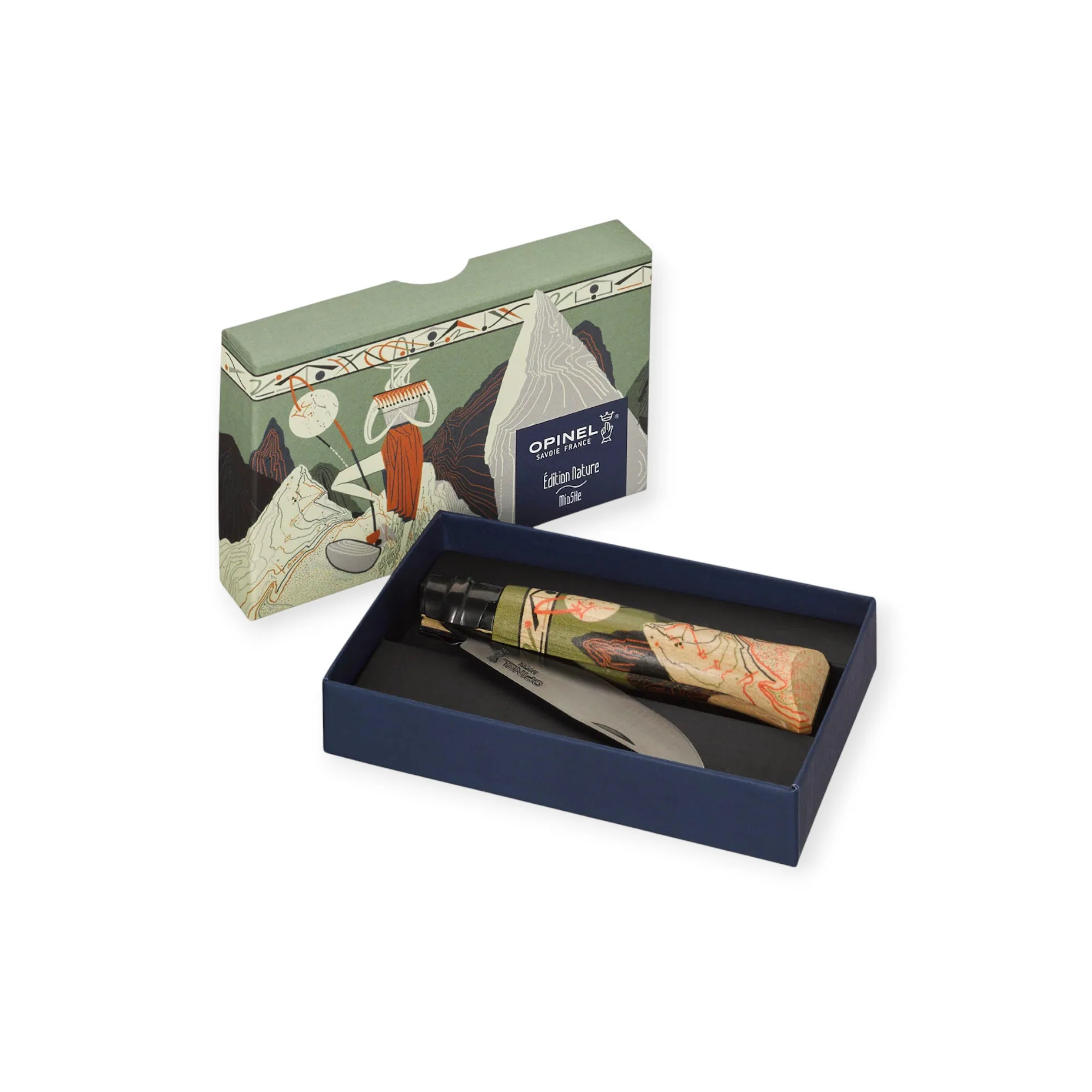 Opinel No.08 Stainless Steel Folding Knife Limited Edition Nature - Image 5