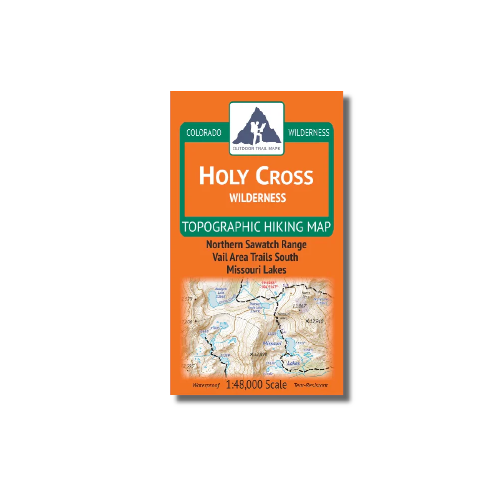 Outdoor Trail Maps Holy Cross Wilderness Map