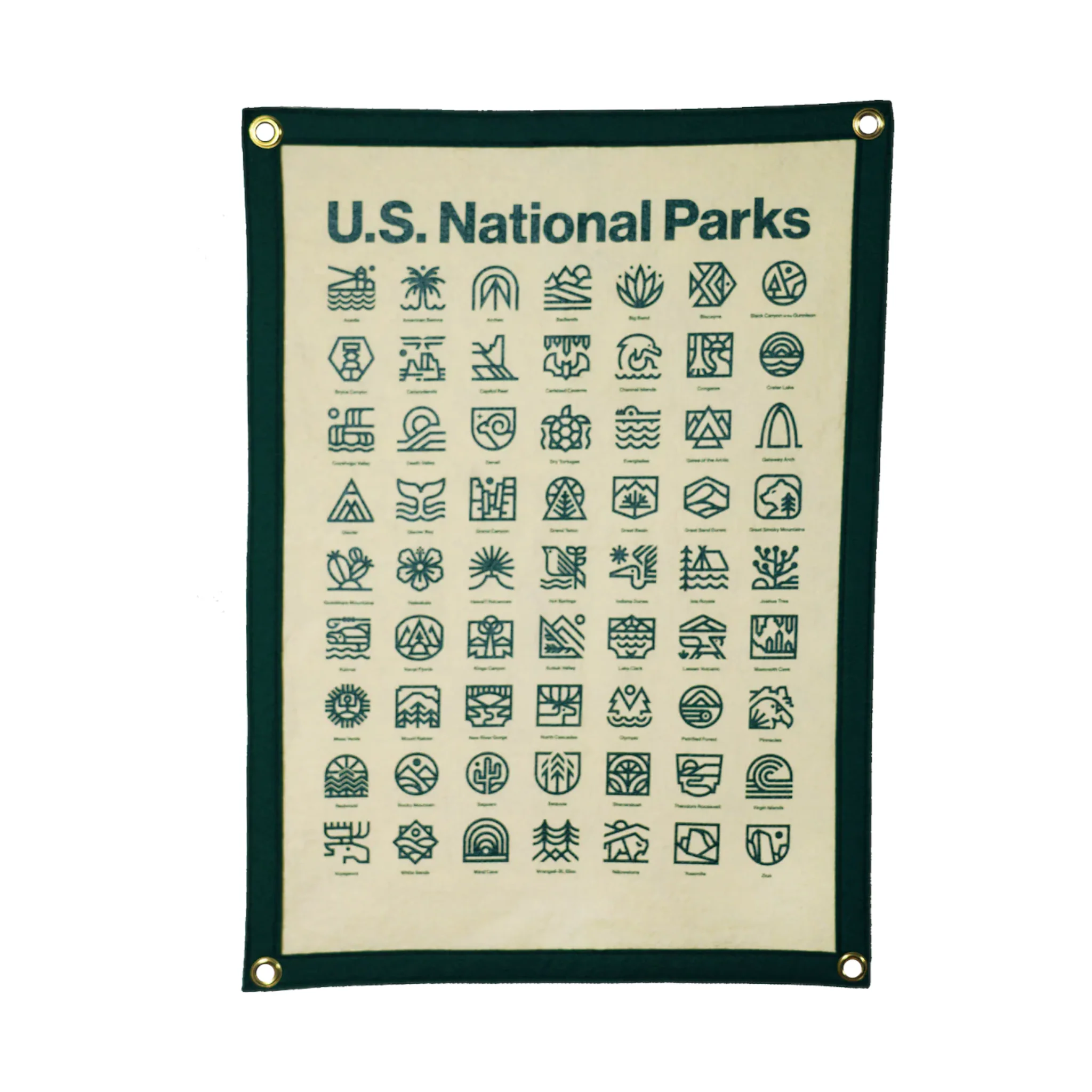 Oxford Pennant x Steve Wolf National Parks Camp Flag - Image 2