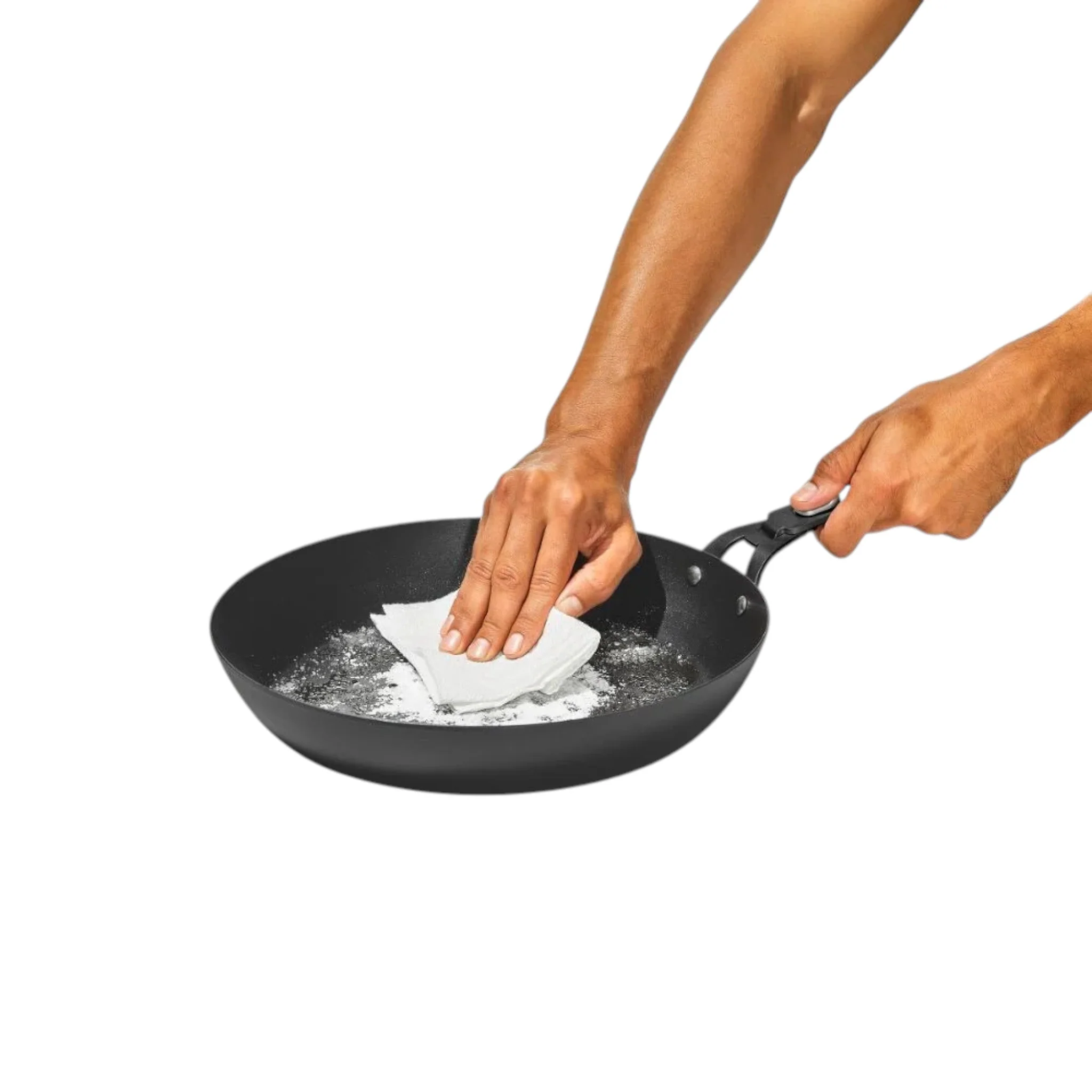 OXO Outdoor Carbon Steel 10" Fry Pan with Removable Handle - Image 9