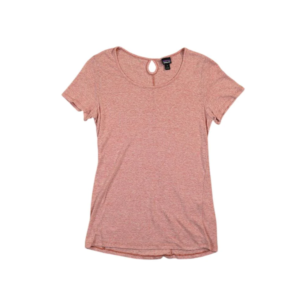Patagonia Women's Heathered Cotton Shirt Pink S Used