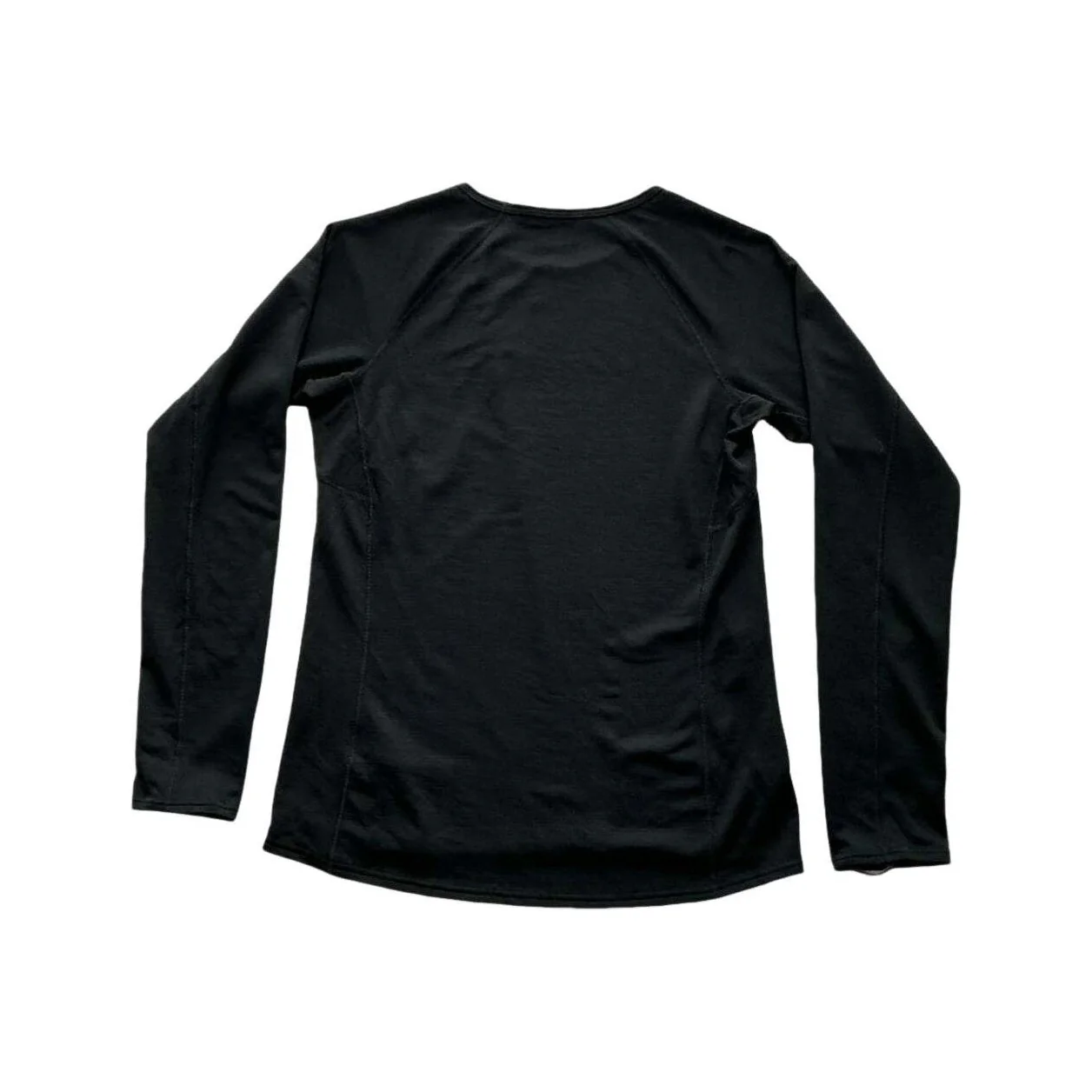 Patagonia Women's Midweight Capilene Base Layer Long Sleeve Shirt Black Small USED - Image 2