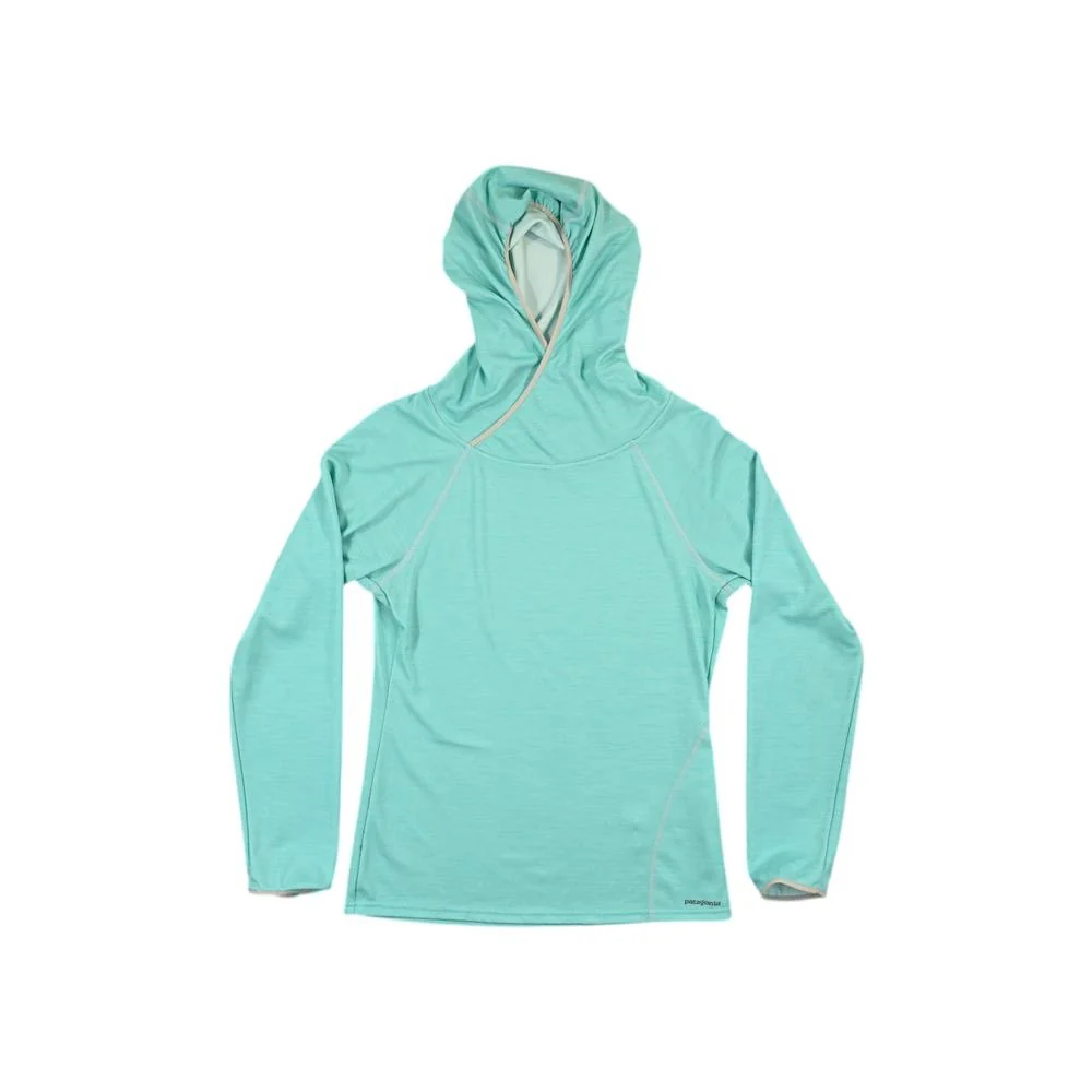 Patagonia Women's Sunshade Hoody Long Sleeve Shirt Blue M Used