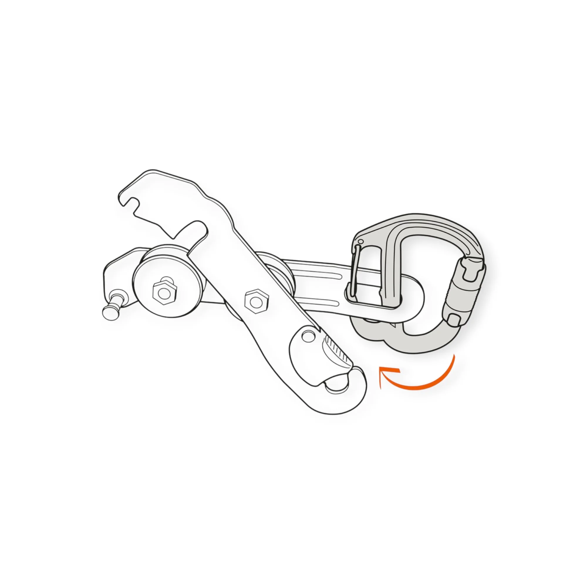 Petzl Freino Z Twist-Lock Carabiner - Image 3