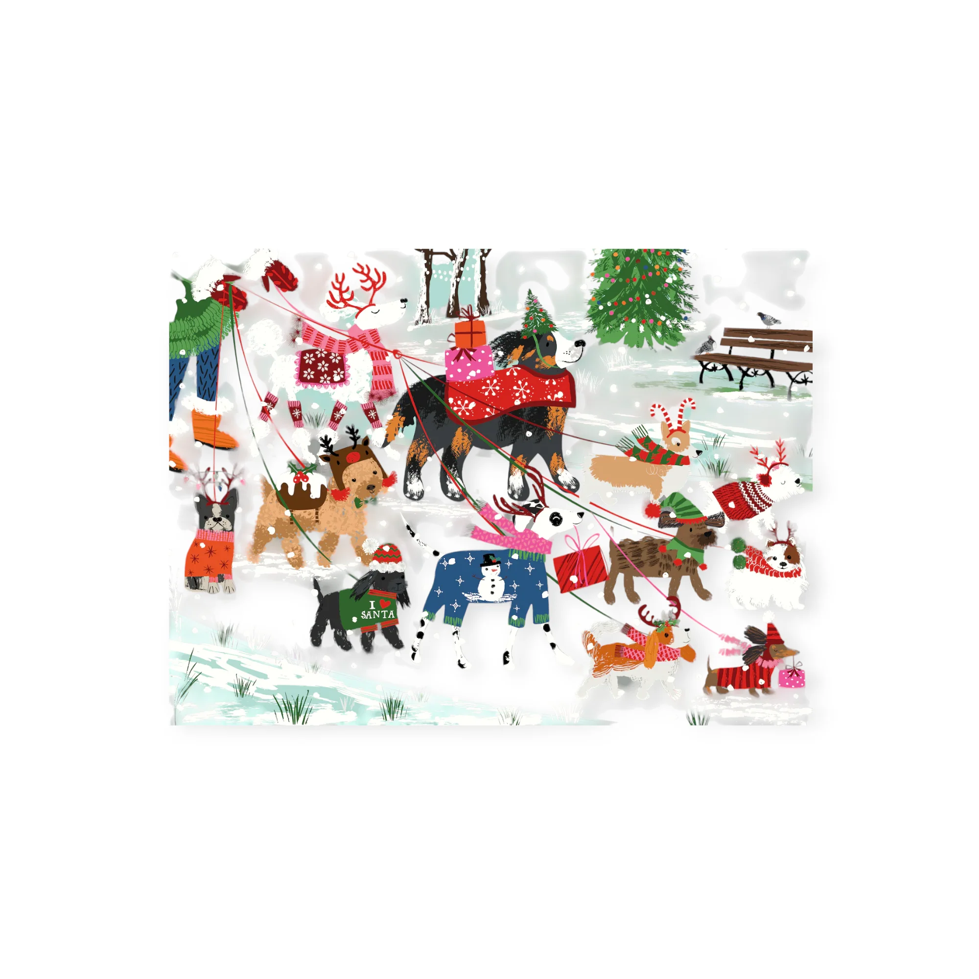 Puzzlefolk Happy Howlidays 1000 Piece Puzzle - Image 2