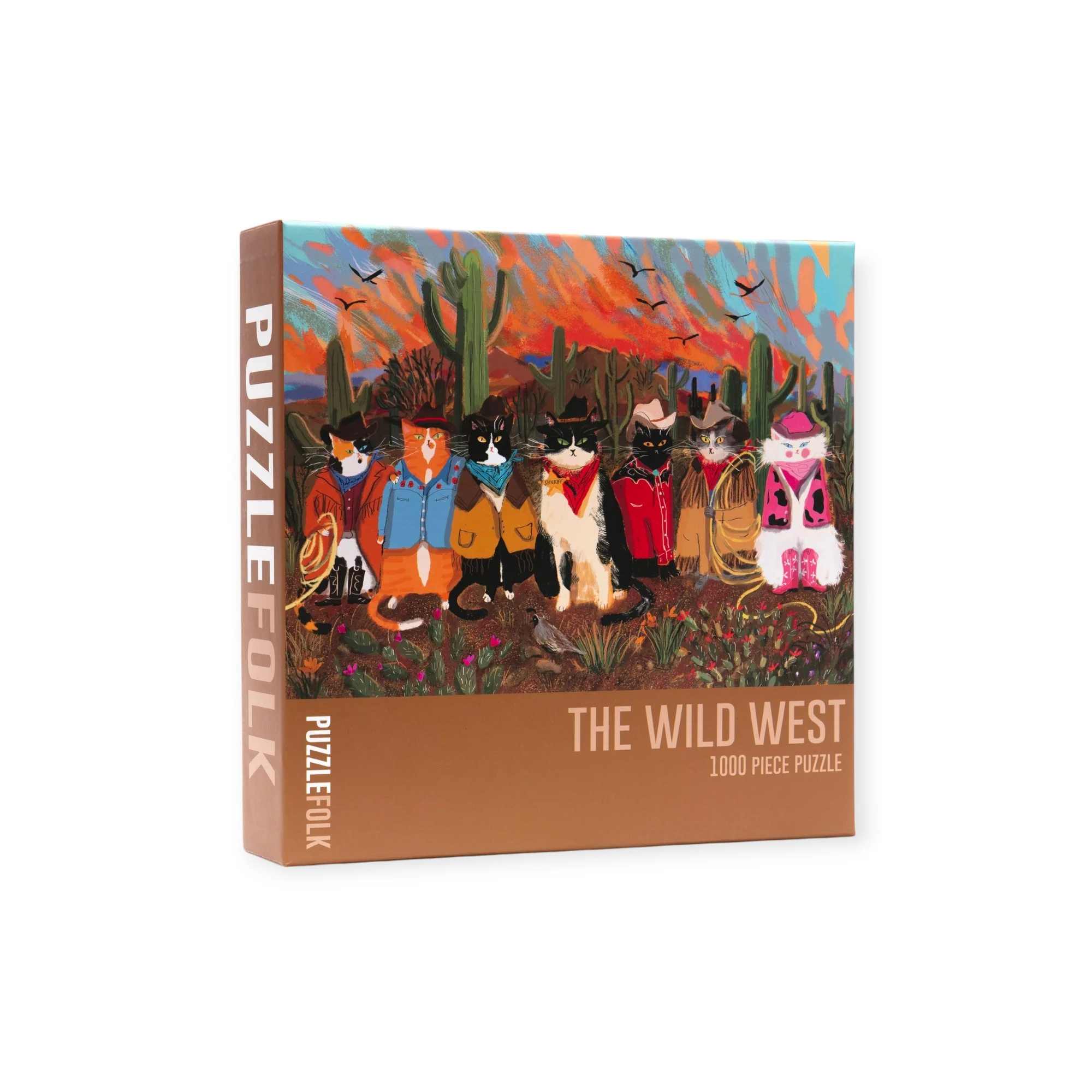 Puzzlefolk The Wild West 1000 Piece Puzzle