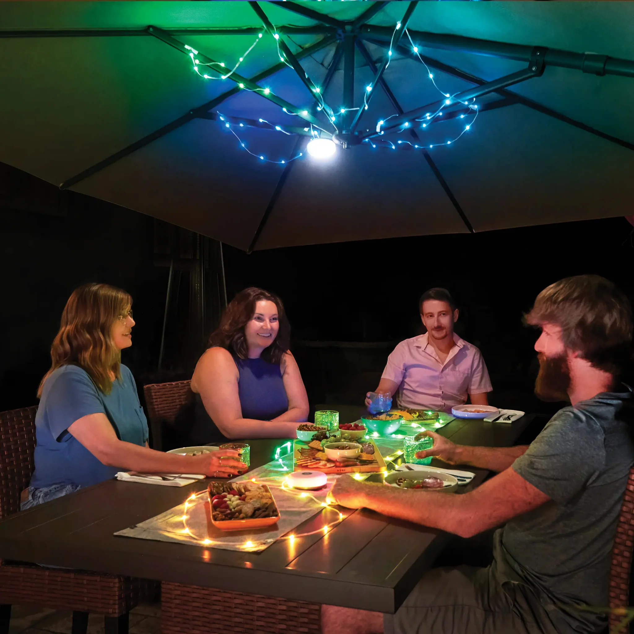 Nite Ize Radiant StarLit Rechargeable Lantern + String Light - Disc-O Select - Image 9