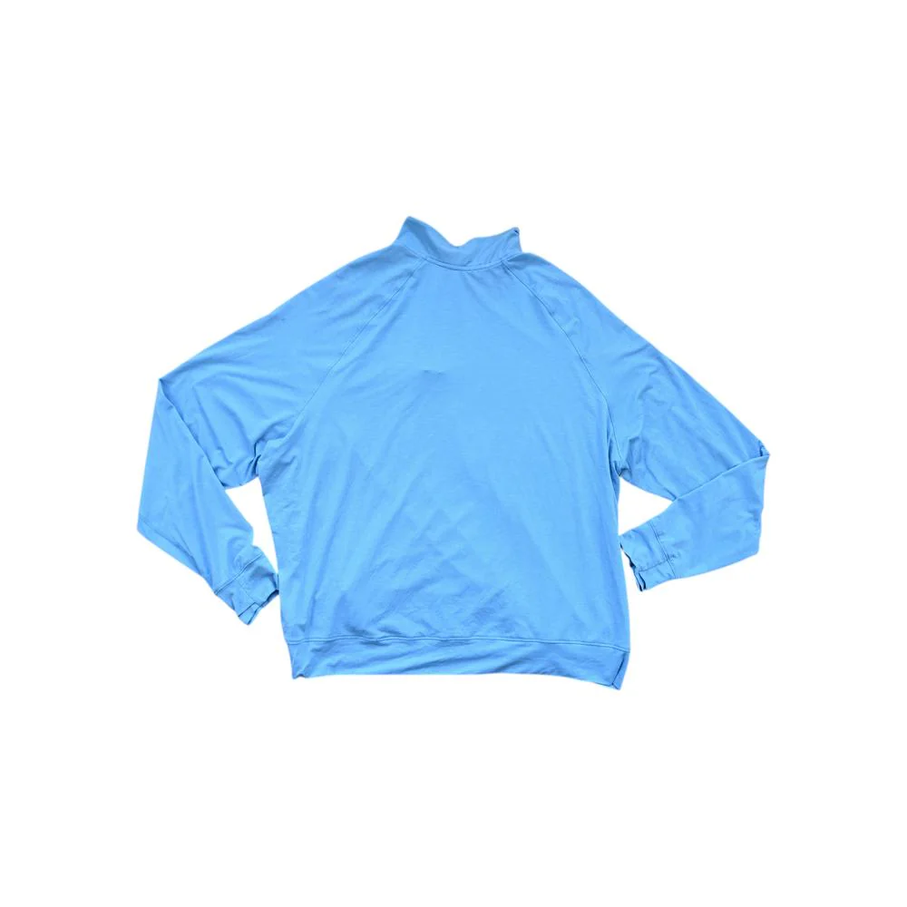 Rei Men's 1/4 Zip Baselayer Shirt Blue XXXL Used - Image 2
