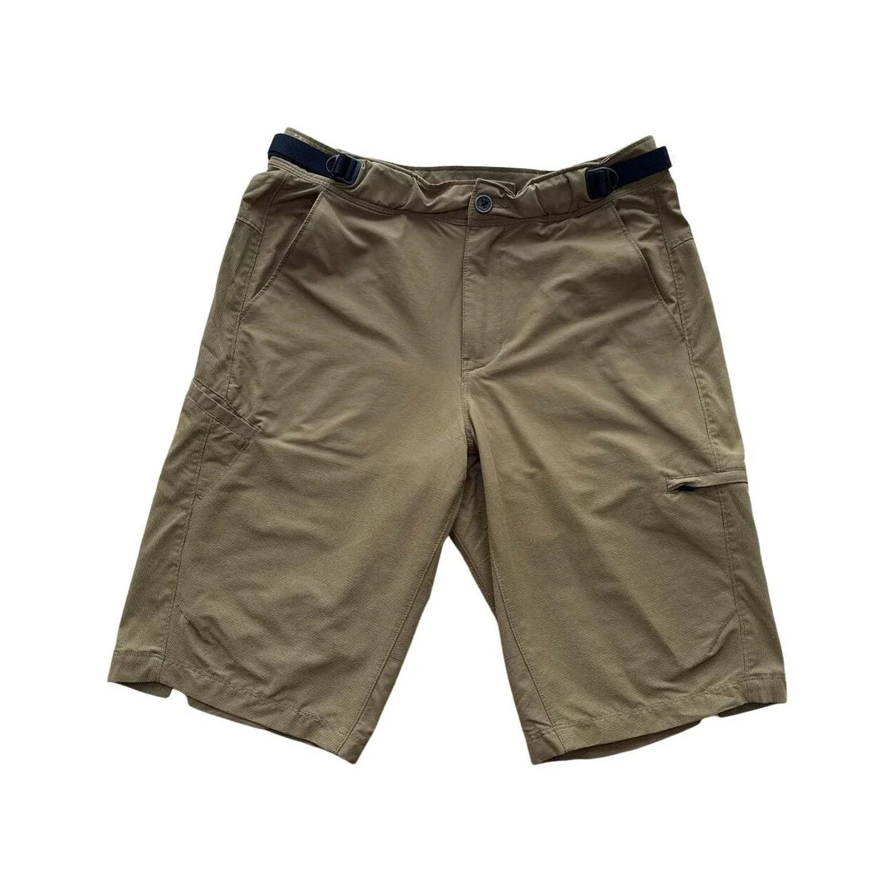 REI Men's Link Shell Bike Shorts Medium Tan Used