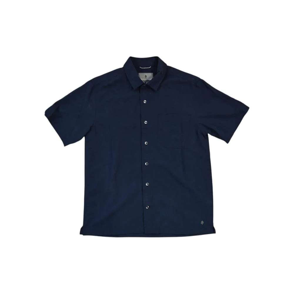 Royal Robbins Men's Desert Pucker Shirt Navy M Used