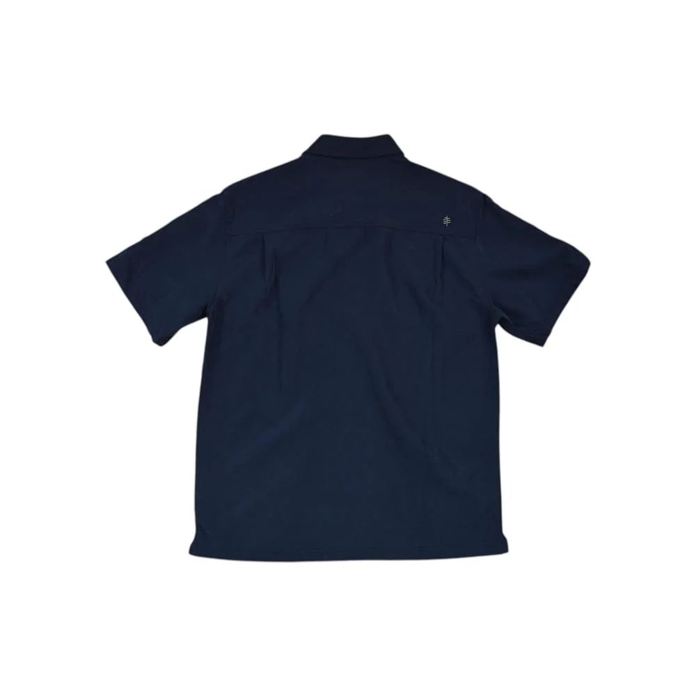 Royal Robbins Men's Desert Pucker Shirt Navy M Used - Image 2