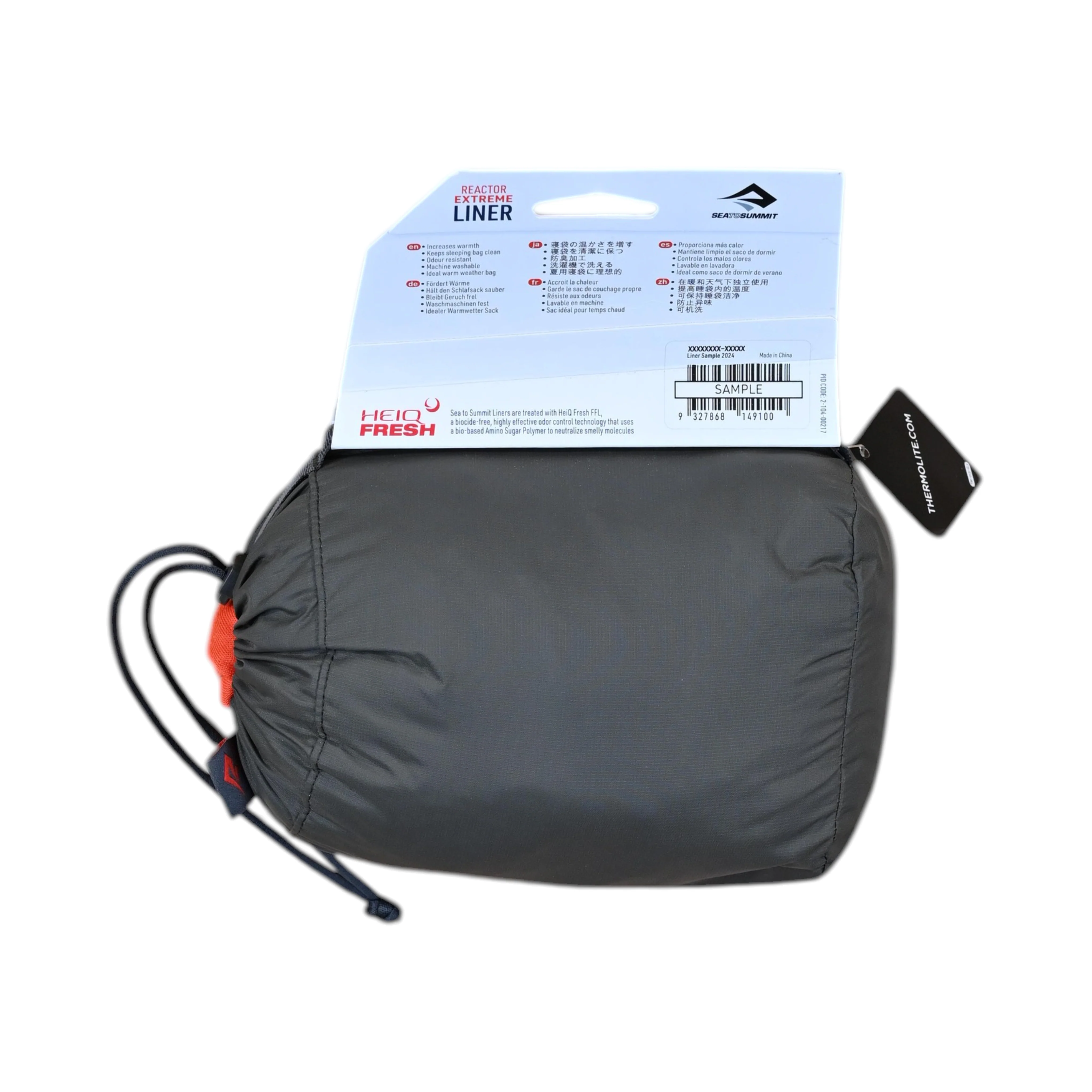 Sea To Summit Extreme Reactor Mummy with Drawcord Sleeping Bag Liner - Image 2