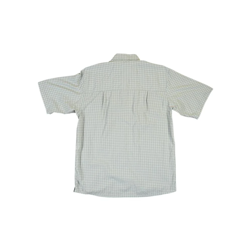 Simms Men's Button Down Shirt Green M Used - Image 2