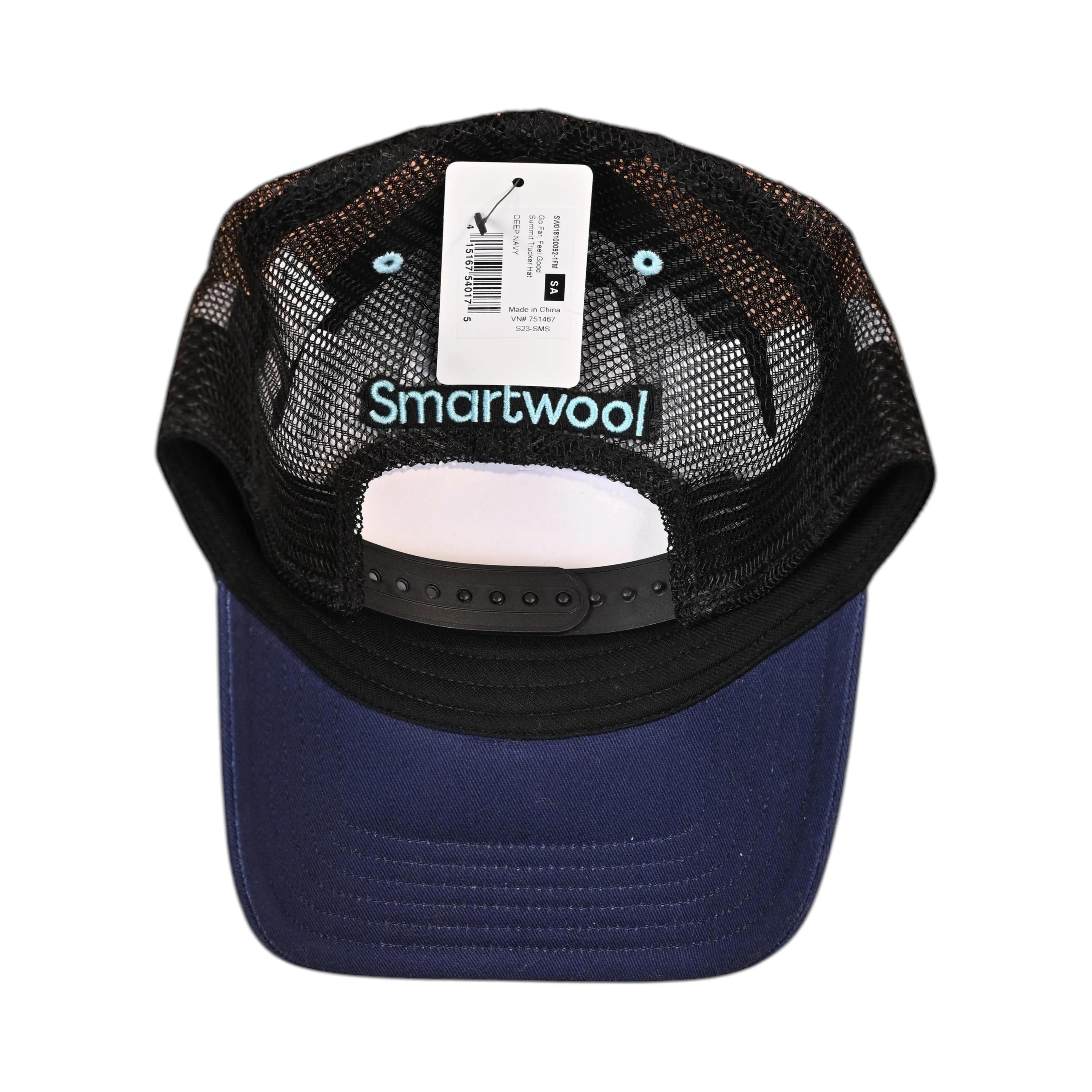 Smartwool Go Far Feel Good Summit Trucker Hat Navy - Image 2
