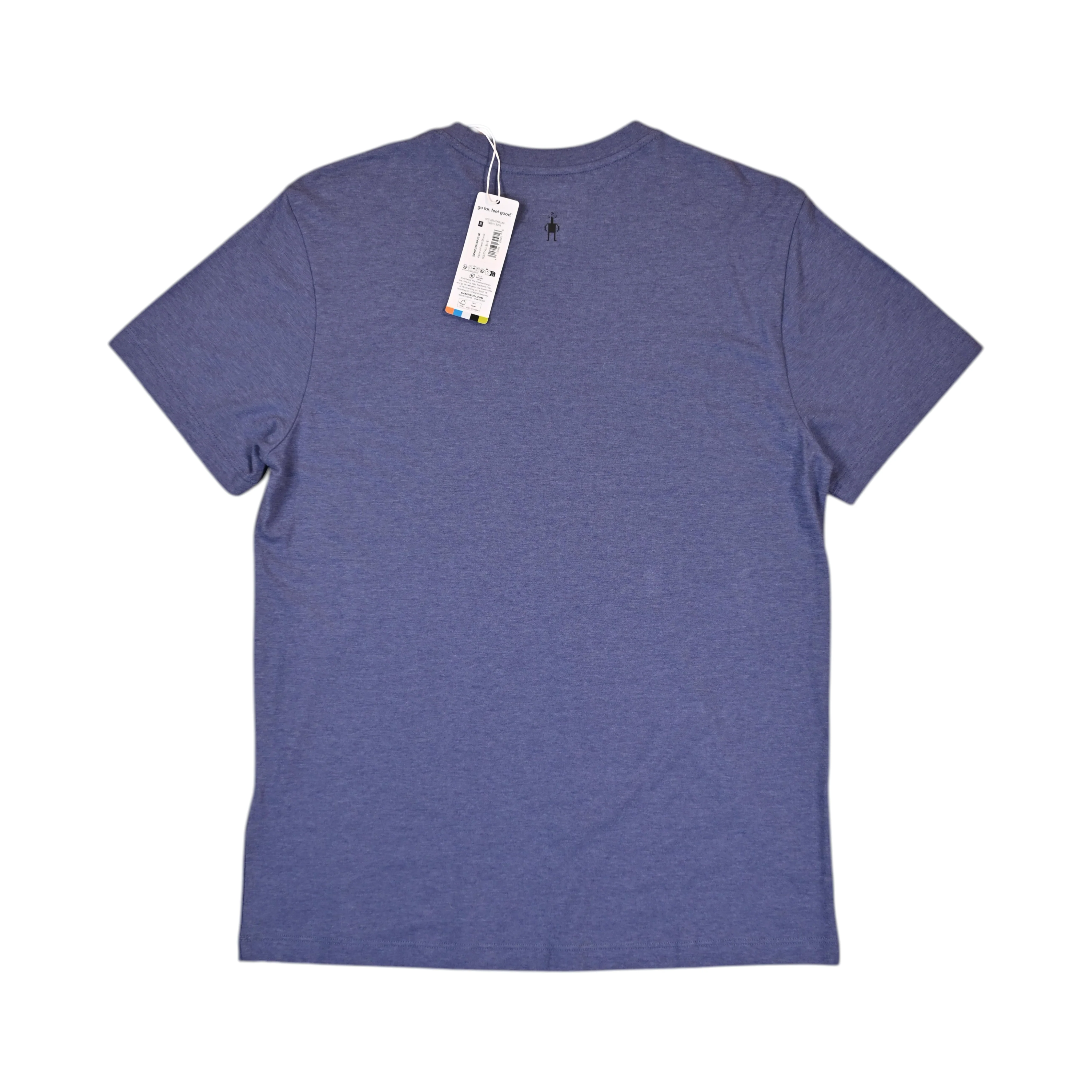 Smartwool Men's Alpine A-Frame Short Sleeve Graphic Tee Navy - Image 2