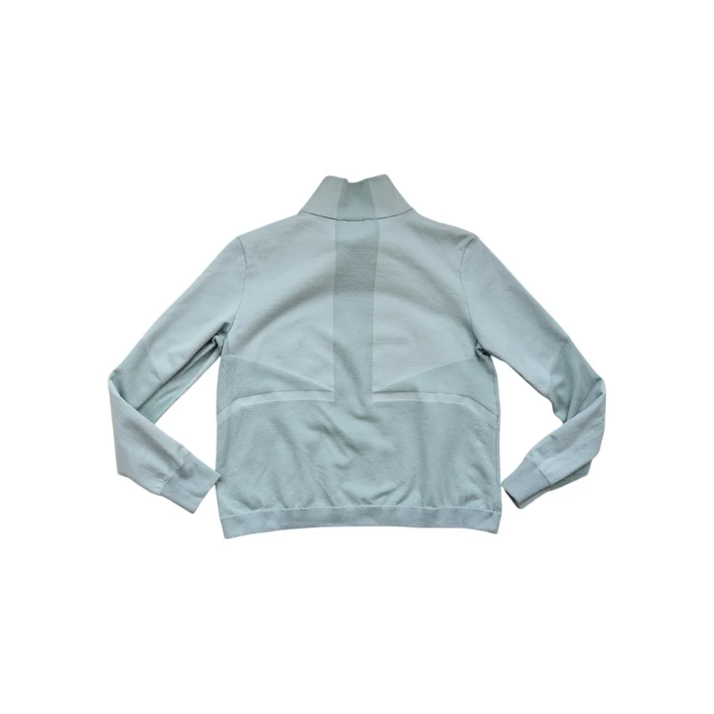 Smartwool Women's Intraknit Fleece Pullover Green L Used - Image 2