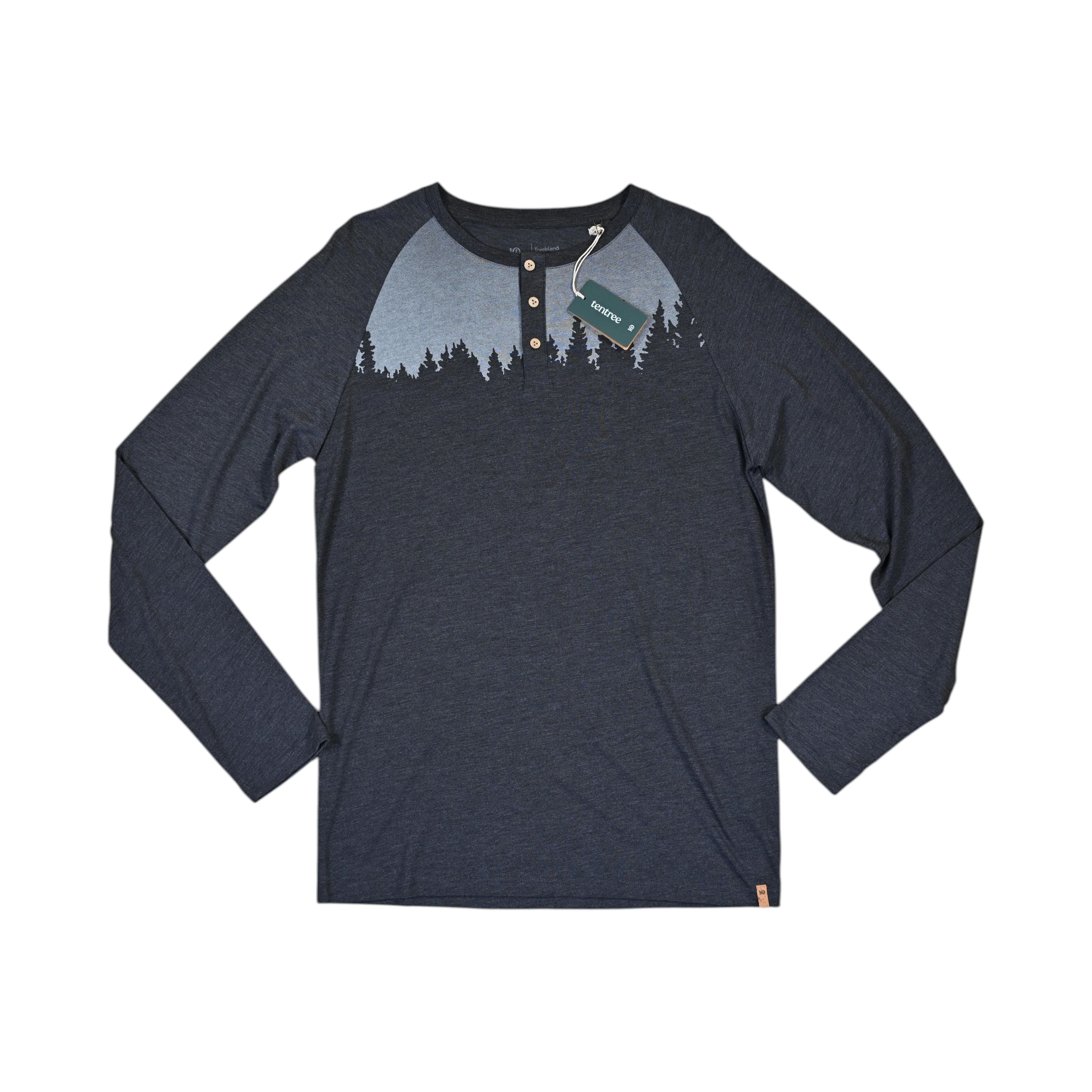 Tentree Men's Classic Henley Long Sleeve Shirt