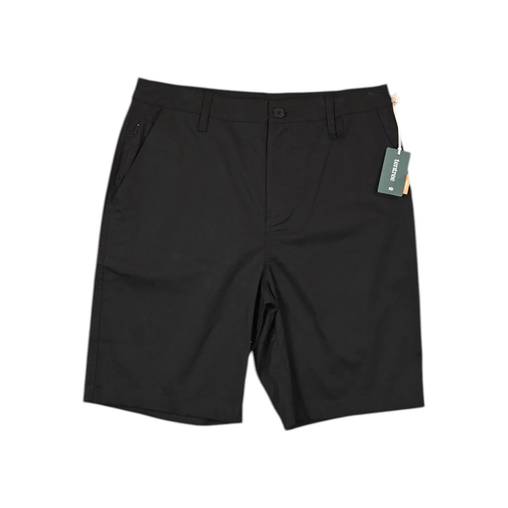 Tentree Men's TechBlend Latitude Meteorite Black Shorts 32