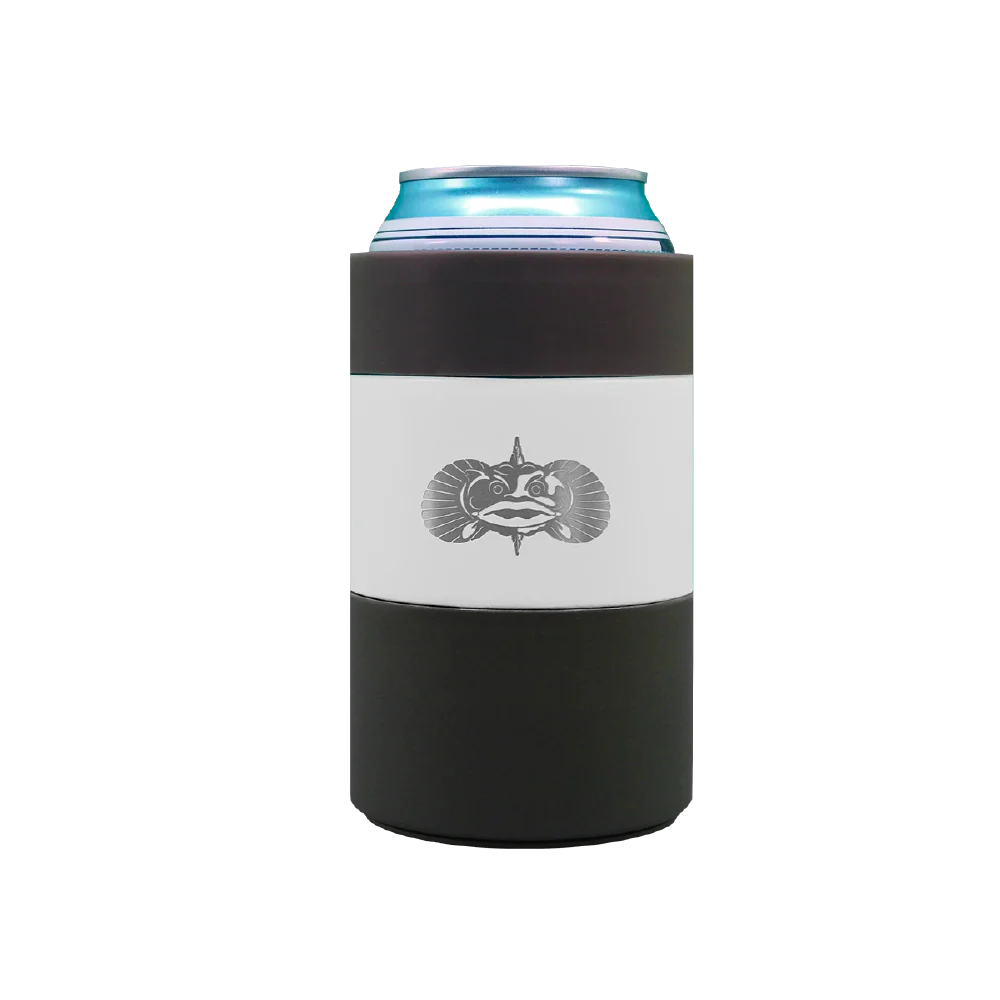 Toadfish Non-Tipping Can Cooler White | Black