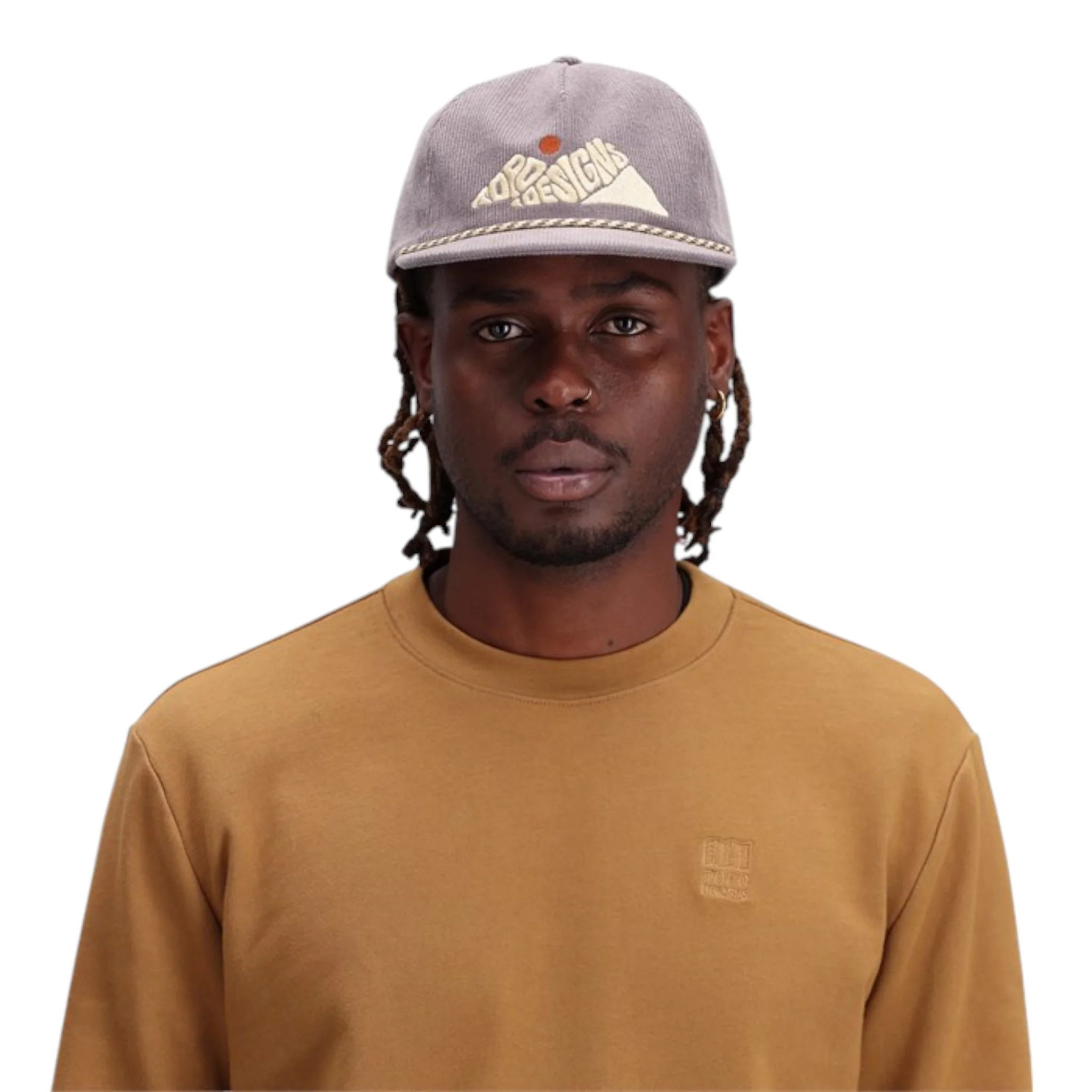 Topo Designs Rugged Peaks Corduroy Trucker Hat - Image 11
