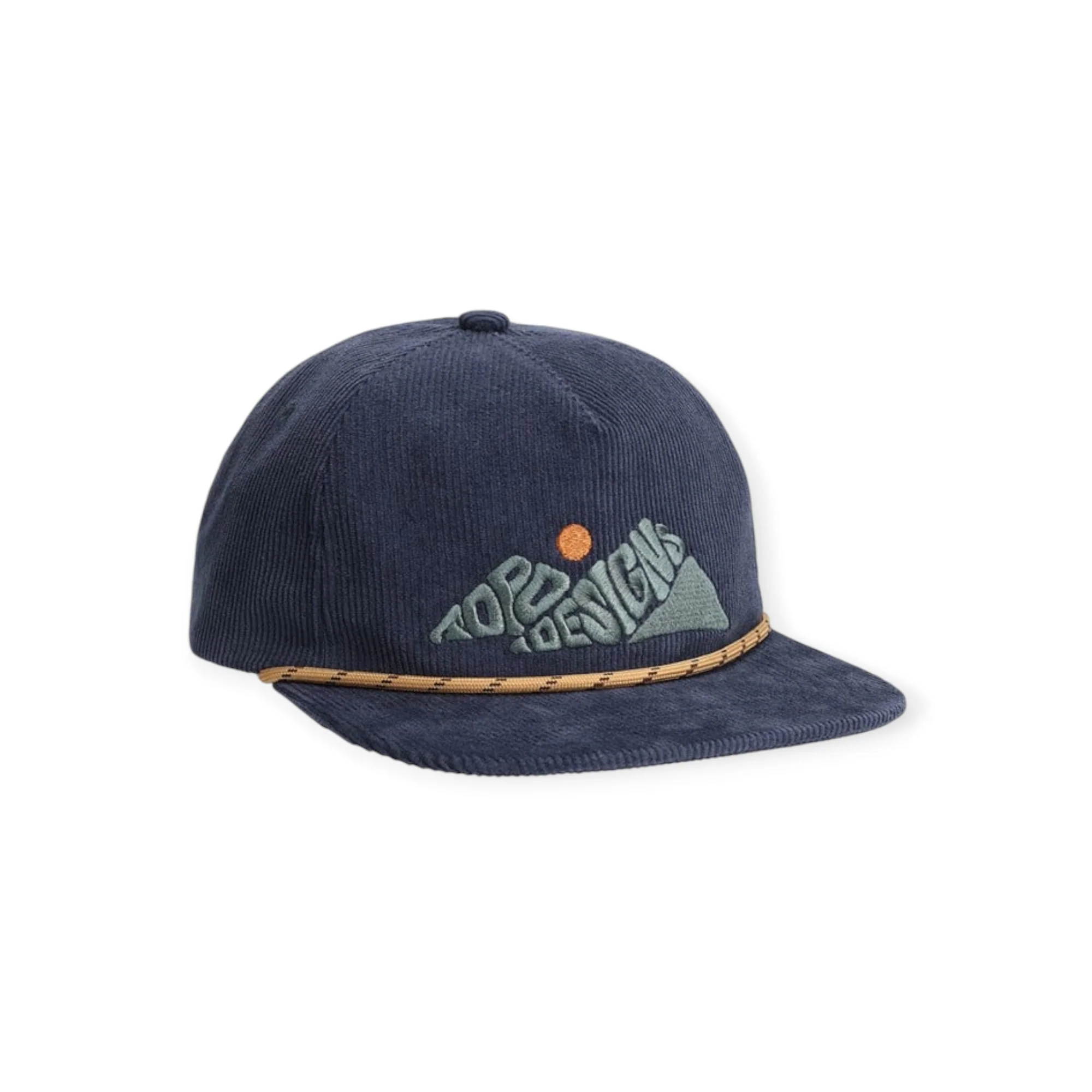 Topo Designs Rugged Peaks Corduroy Trucker Hat - Image 3