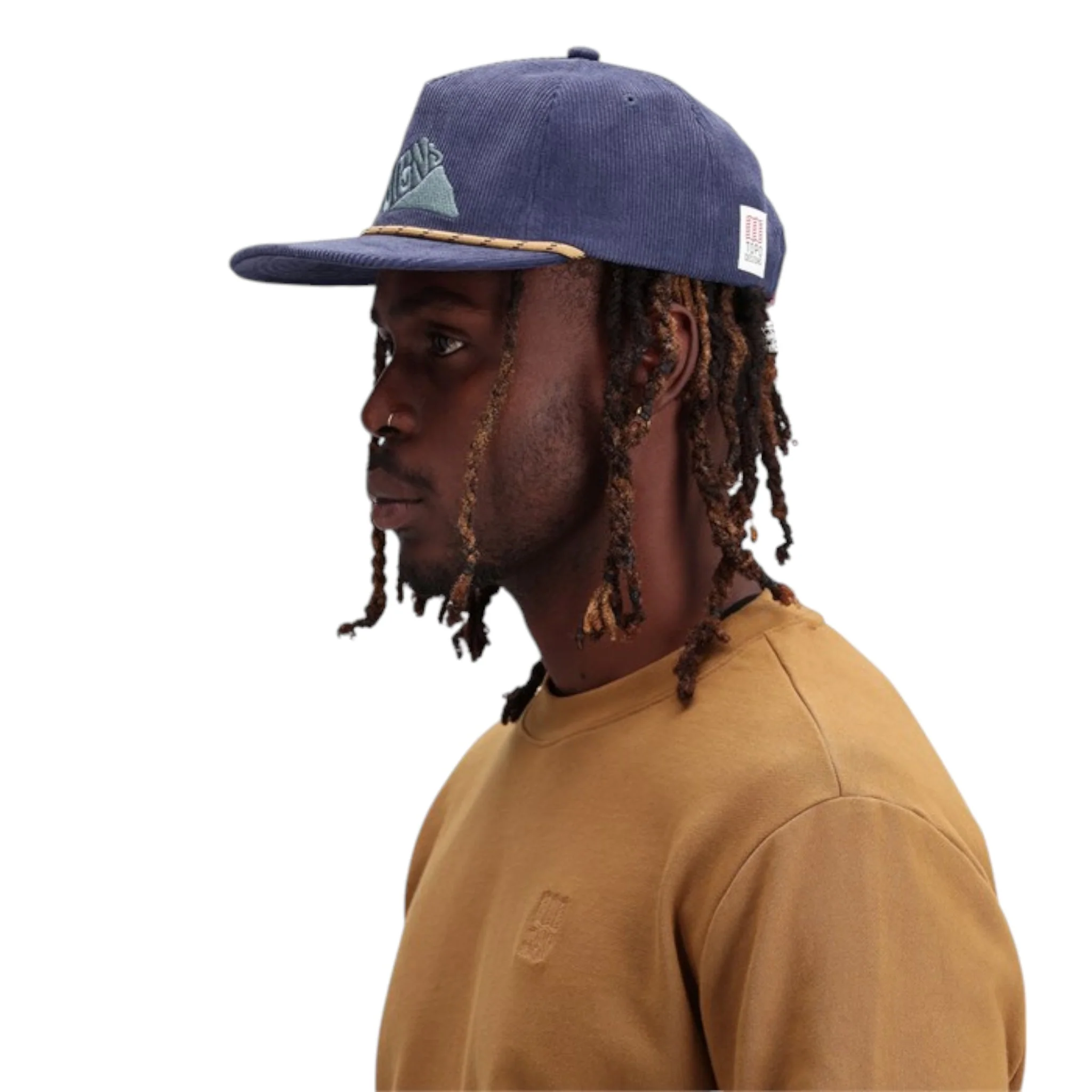 Topo Designs Rugged Peaks Corduroy Trucker Hat - Image 4