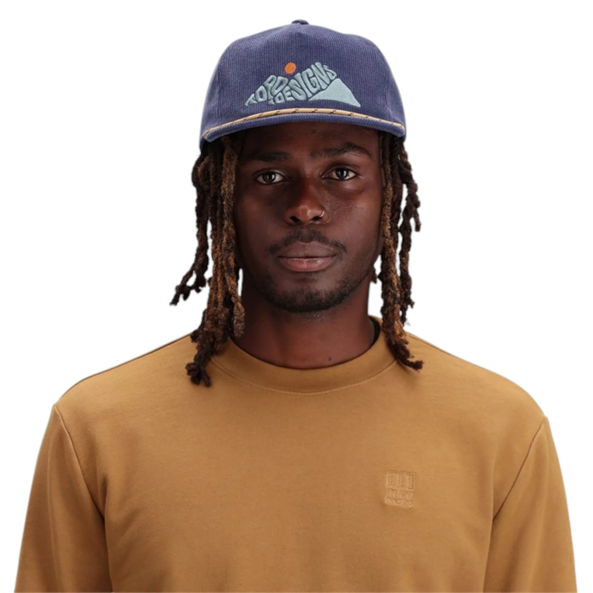 Topo Designs Rugged Peaks Corduroy Trucker Hat - Image 5