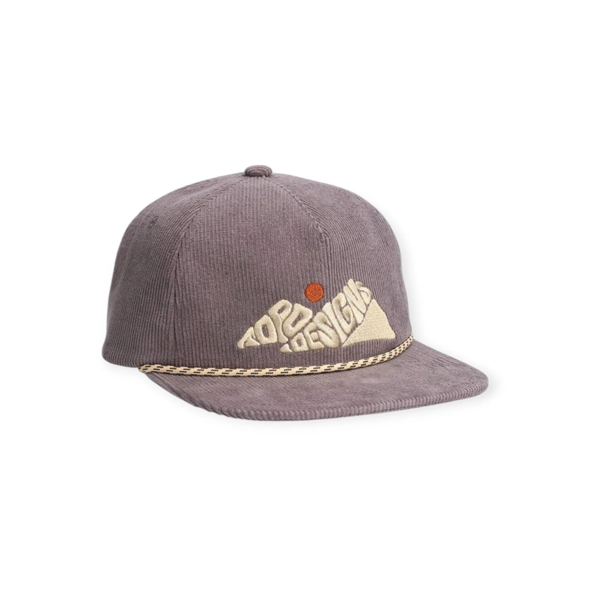 Topo Designs Rugged Peaks Corduroy Trucker Hat - Image 9