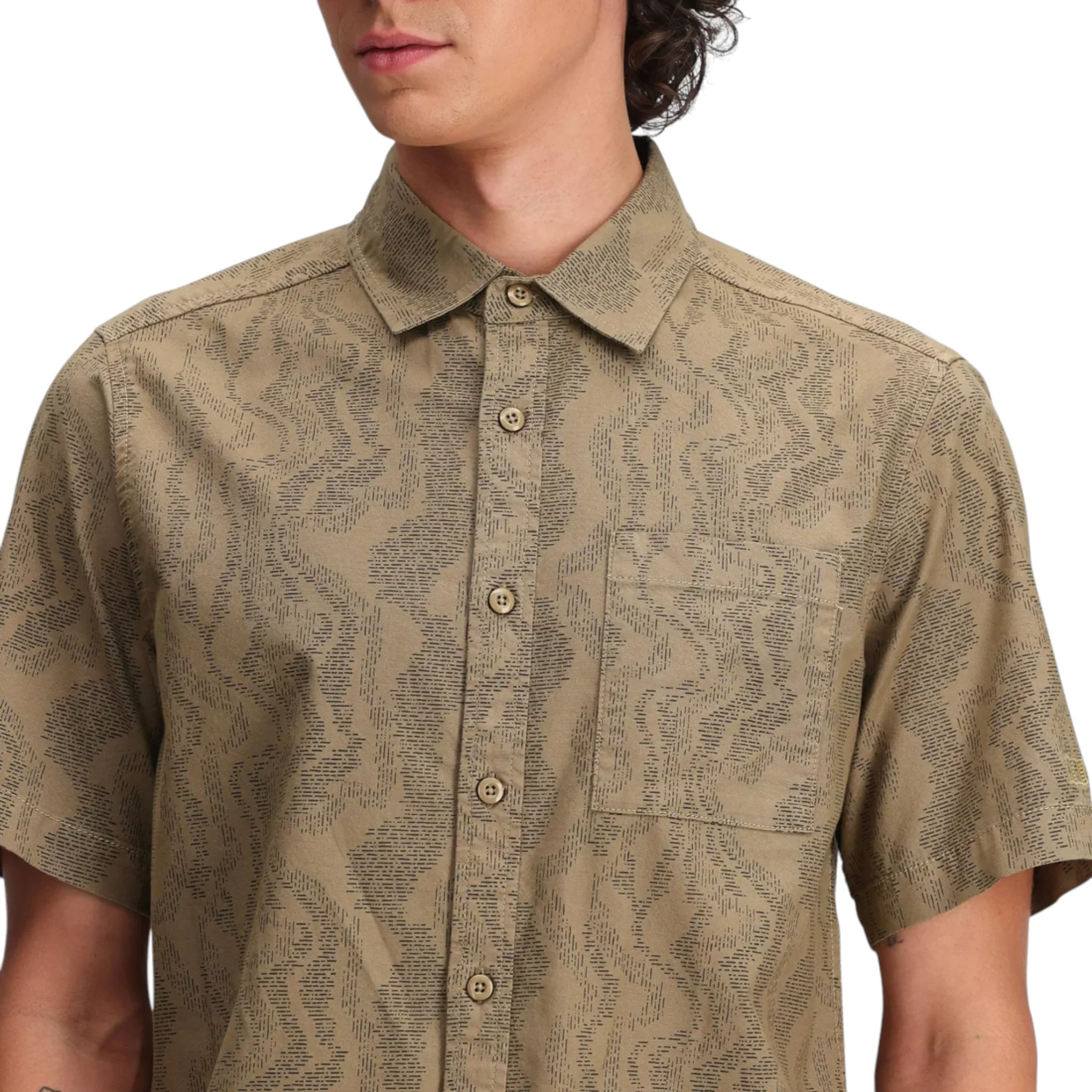 Topo Designs Men's Dirt Desert Short Sleeve Shirt - Image 5