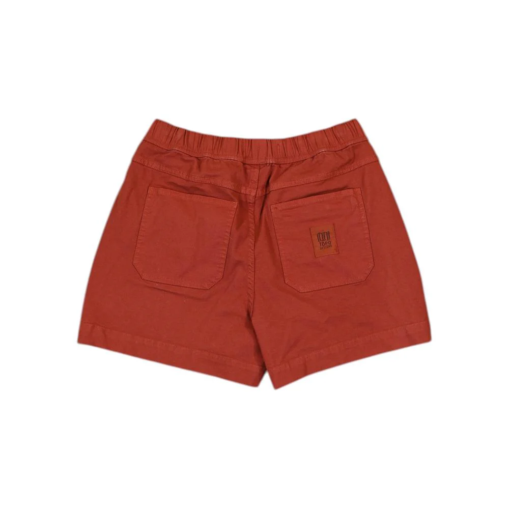 Topo Designs Women's Dirt Shorts Terracotta - Image 2