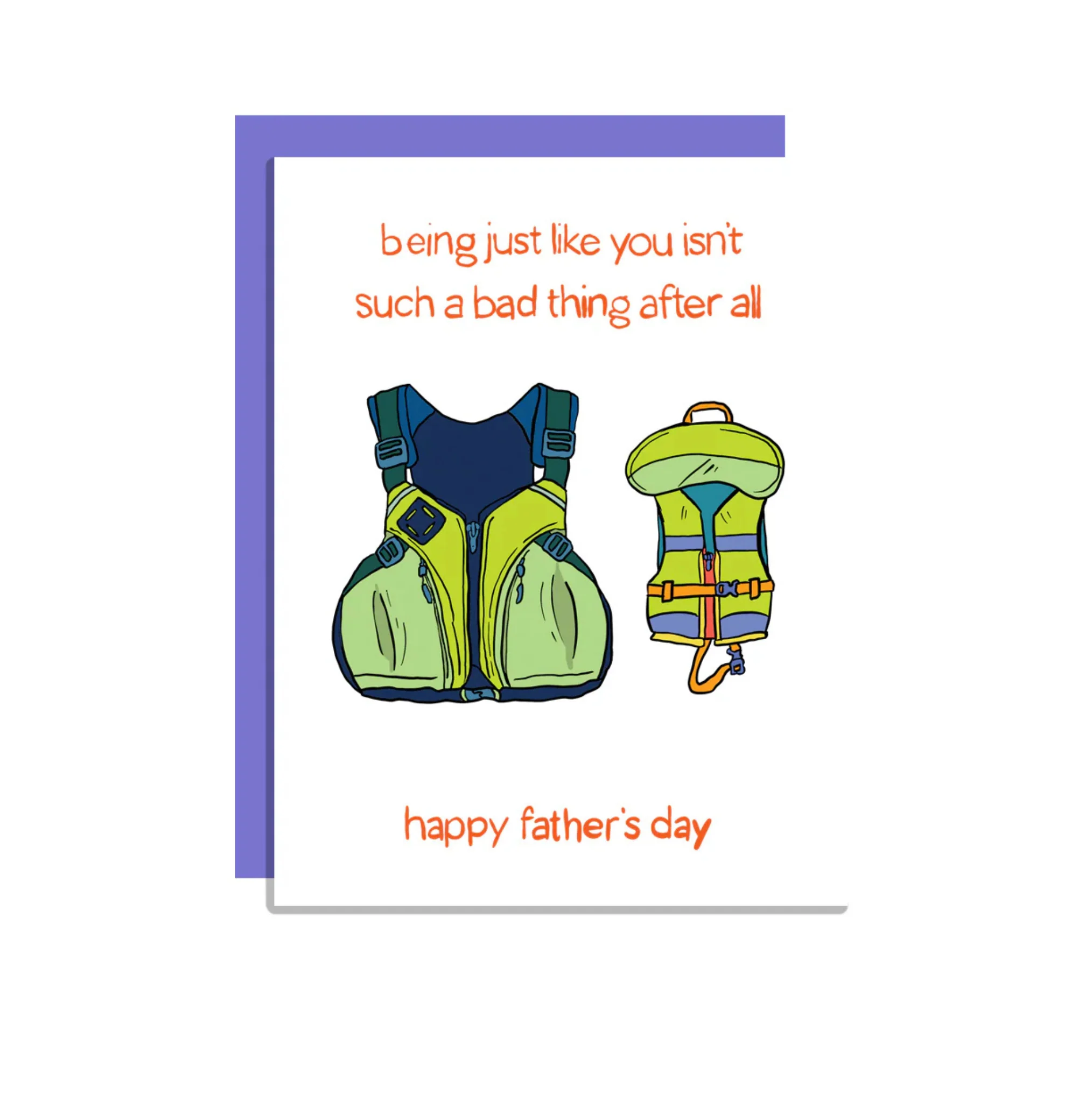 Wild Lettie Bad Thing Dad Greeting Card - Image 2