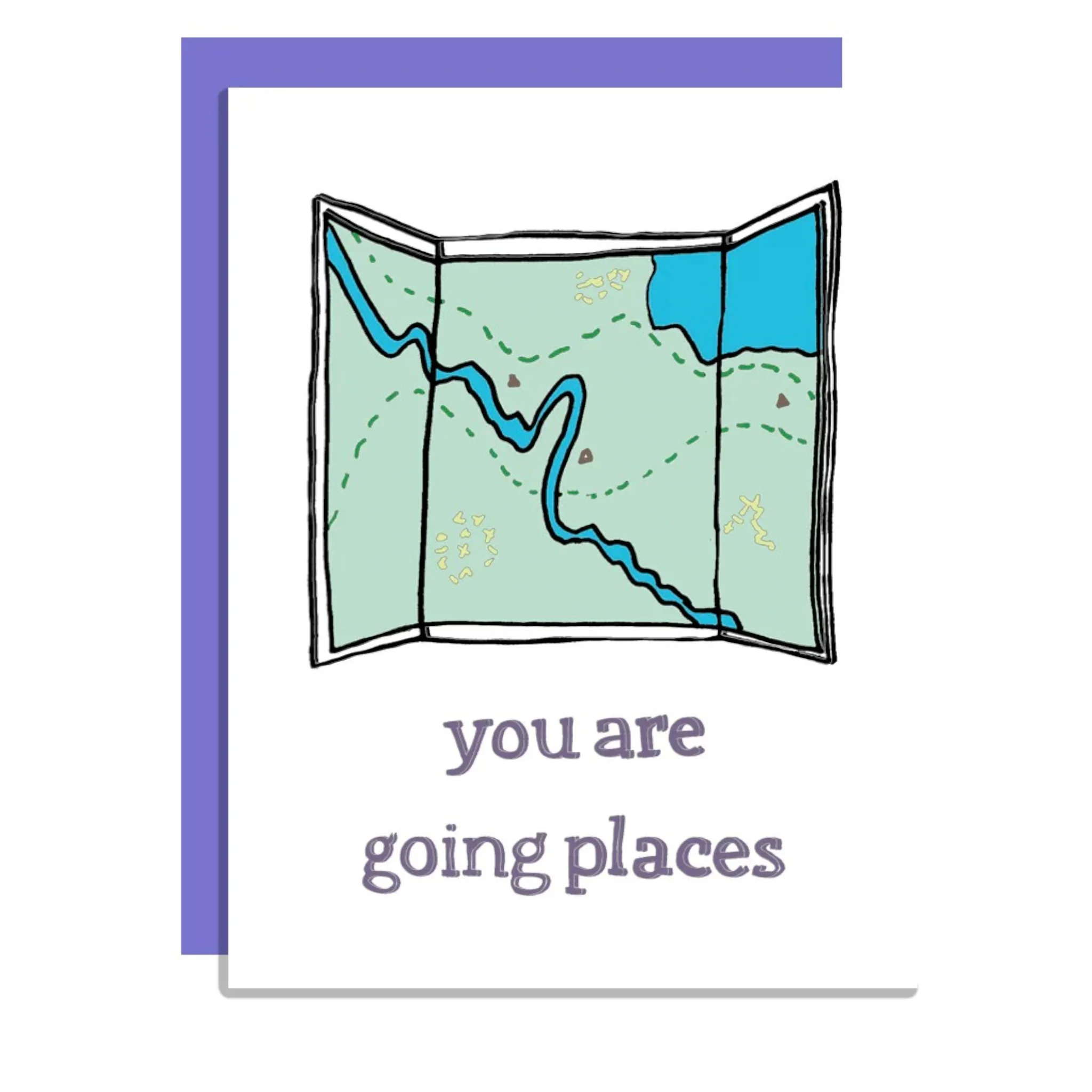Wild Lettie Going Places Greeting Card - Image 2