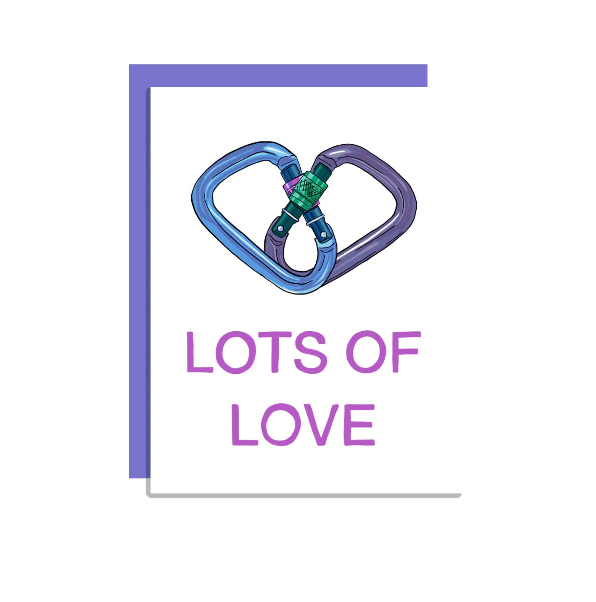 Wild Lettie Lots of Love Greeting Card - Image 2