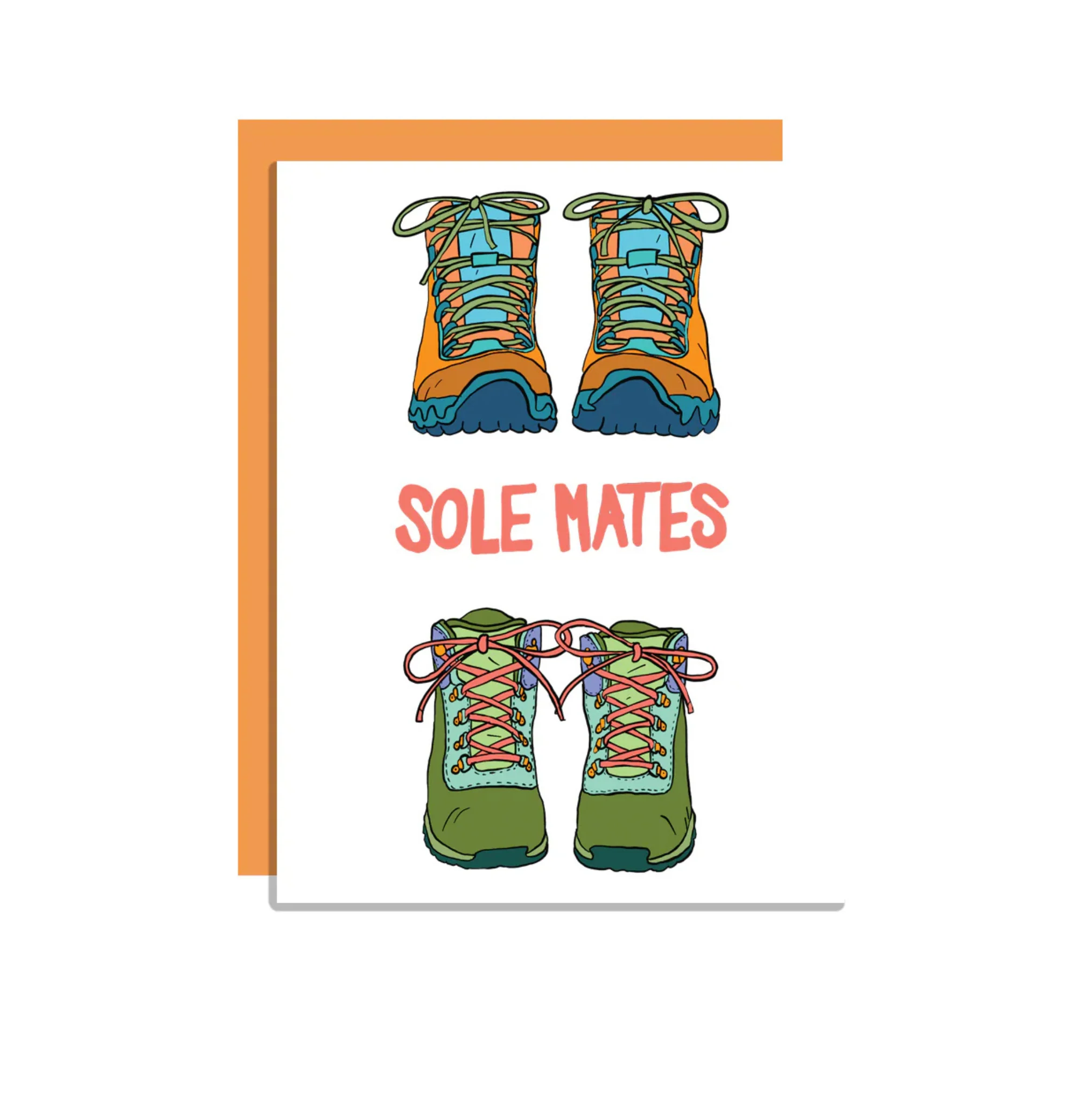 Wild Lettie Sole Mates Greeting Card - Image 2