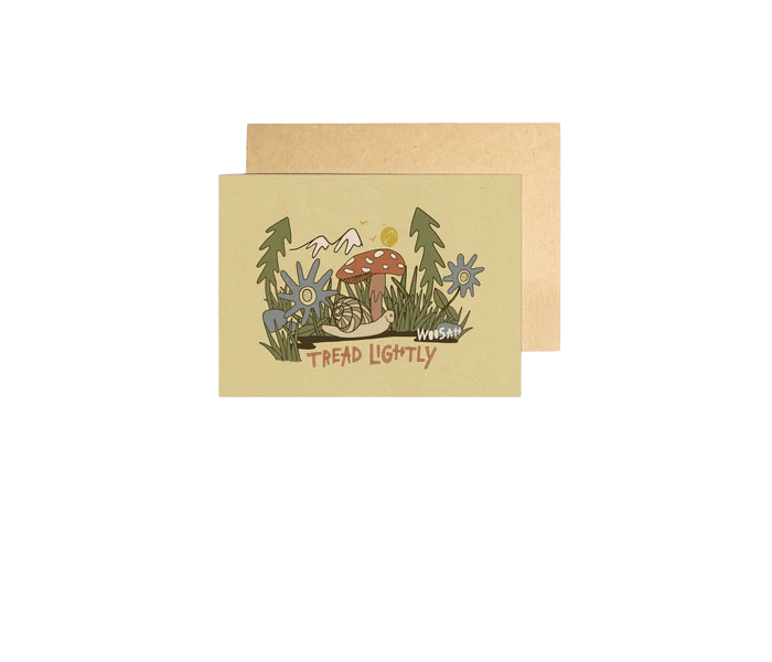 Woosah Outfitters Tread Lightly Card
