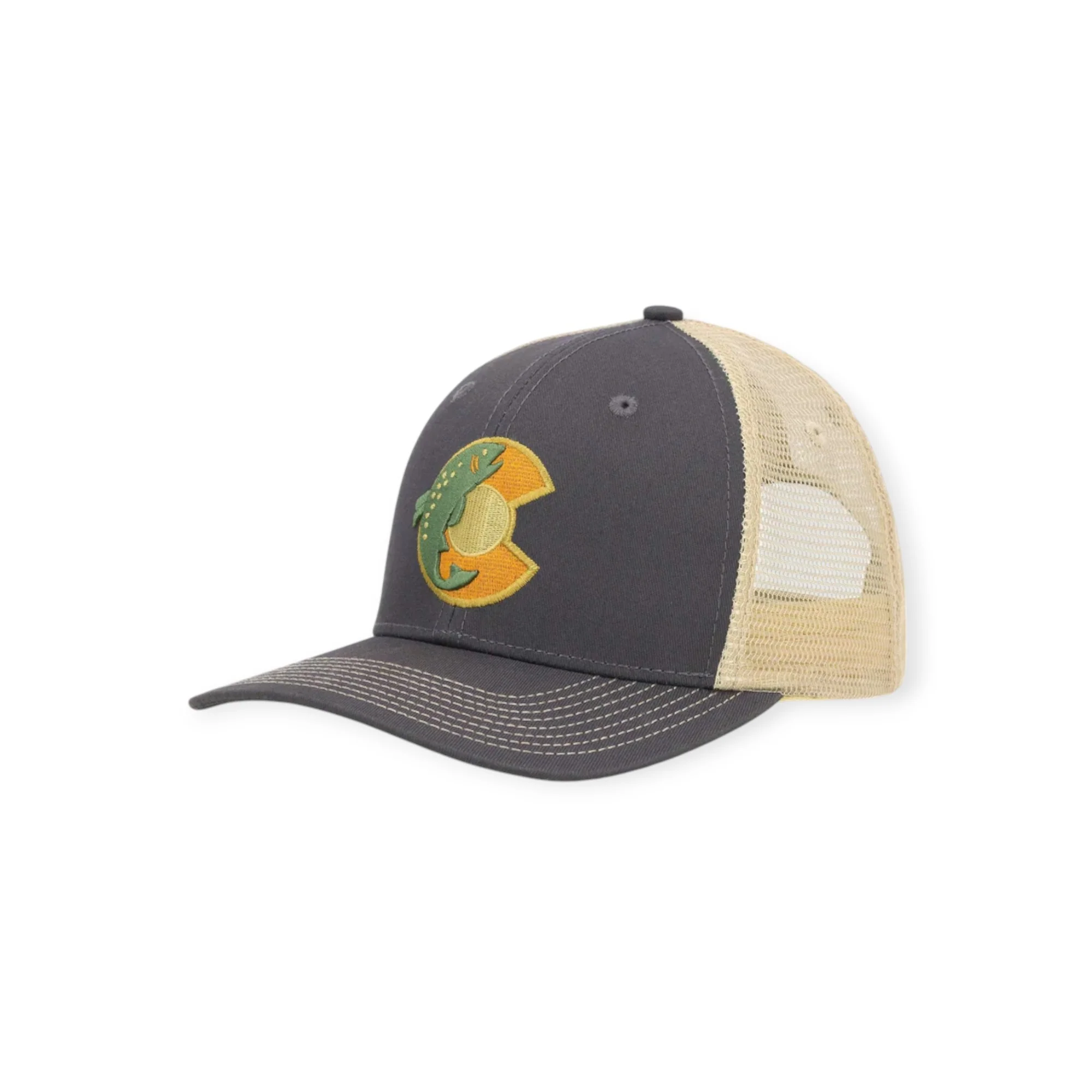 YoColorado Colorado Twilight Trout Trucker Hat